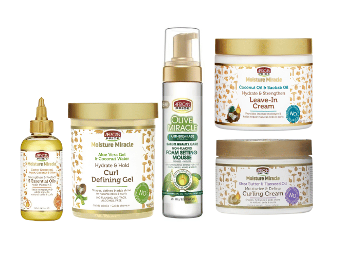Kit de definición African pride 5 productos Dulce afro
