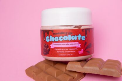 pudding de chocolate tratamiento reparador dulce afro