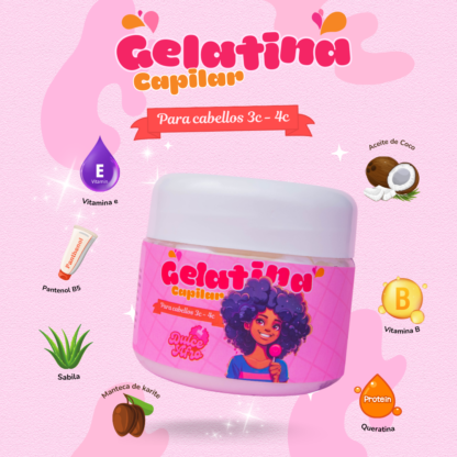 GELATINA CAPILAR DULCE AFRO